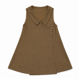 Numu Mocha Wool Wrap Jumper