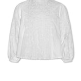 A076 Vintage White Jean Lia Shirt