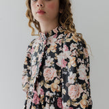 Petite Amalie Romantic Floral Print Cord Dress