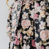 Petite Amalie Romantic Floral Print Cord Dress