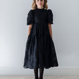 Petite Amalie Black Elise Midi Dress