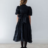 Petite Amalie Black Elise Midi Dress