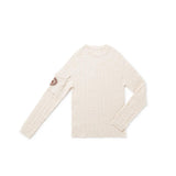 Birnham On The Sea Ecru Cableknit Sweater