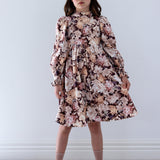 Petite Amalie Winter Bloom Cord Dress