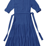 Zaikamoya Blue Robin Dress