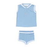 Teela Powder Blue Tennis Set