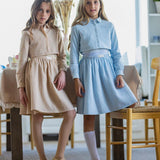 La Nina Light Blue Gingham Set