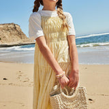 Pashmini Yellow Bella Seersucker Jumper