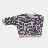Booso Beige/Green Raw Sweatshirt
