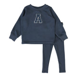 Analogie Off Blue Sherpa Varsity Set