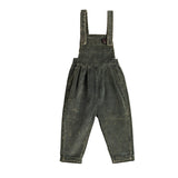 Birnham On The Sea Moss Green Cord Overalls