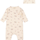 MarMar Autumn Bloom Rubetta Footie & Beanie Set