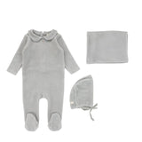 Lilette Blue Collar Velour Take Me Home Set