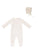Kipp Blue Piped Footie & Bonnet Set