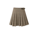 Goldthreads Light Brown Tweed Skirt