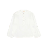 Buho White Linen Kurta Shirt