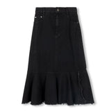 Phil and Phoebe Black Denim Tess Skirt