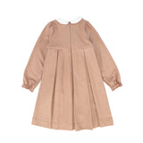 Bamboo Pink Wool Embroidered Dress