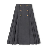 Mallory and Merlot Charcoal Adele Skirt