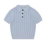 Fub Pale Blue Structure Polo