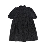 Francesca Guiliano Black Velvet Empire Dress
