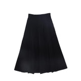 Valentina Black Velvet Maxi Skirt