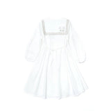 La Nina White Sailor Dress