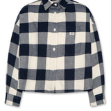 A076 Classic Navy Plaid Bini Shirt