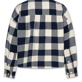 A076 Classic Navy Plaid Bini Shirt