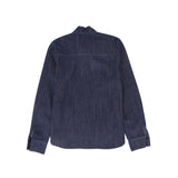 Valentina Denim Chambray Tie Neck Blouse