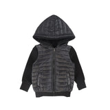 Bace Black Quilted Sweatshirt