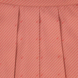 Bace Mauve Striped Logo Skirt
