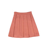 Bace Mauve Striped Logo Skirt