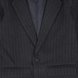 Bace Grey Striped Pocket Blazer
