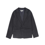 Bace Grey Striped Pocket Blazer
