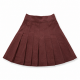Teela Espresso Oxford Skirt