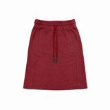 Teela Plum Fringe Short Skirt