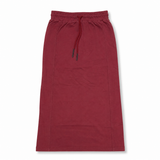 Teela Plum Fringe Midi Skirt