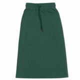 Teela Green Fringe Midi Skirt