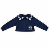 Teela Navy Ski Club Cardigan