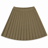 Teela Olive Pleated Skirt