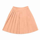 Teela Apricot Pleated Skirt