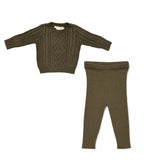 Teela Olive Interlock Set