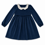 Teela Navy Velvet Dress