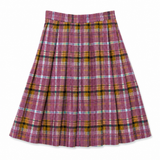 Teela Purple Plaid Skirt