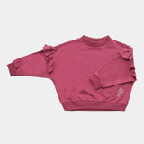 Booso Pink Frill Sweatshirt