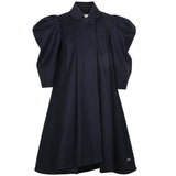 Jessie and James Navy Wavy Dress