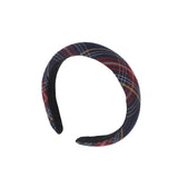 Francesca Guiliano Plaid Edged Headband