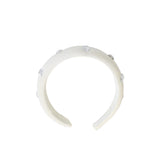 Francesca Guiliano Ivory Heart Diamond Scattered Headband
