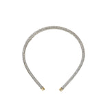 Francesca Guiliano Silver Rhinestone Headband